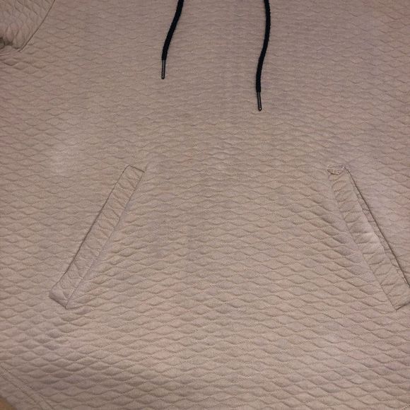 Barstool Sports Hoodie Unisex Beige Quilted Sweatshirt Size XL - Picture 8 of 14
